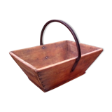 Wooden harvest basket
