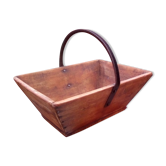 Wooden harvest basket