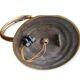 Pair of Napoleon III style brass and opaline wall lights