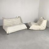 Togo 1 Place Crème by Michel Ducaroy for Ligne Roset, 1970