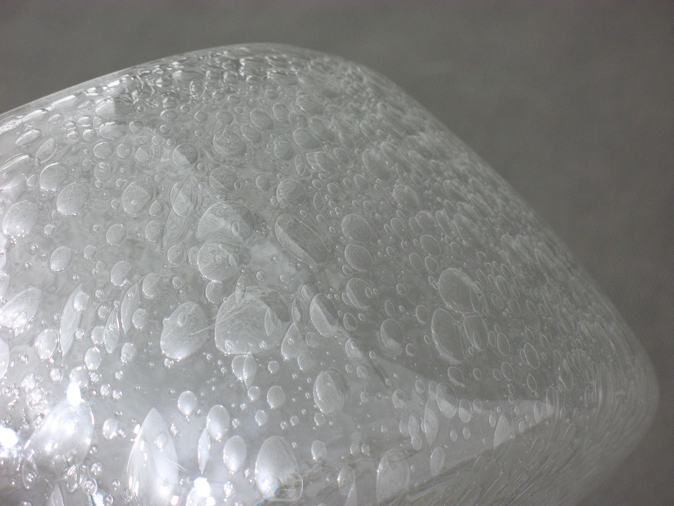 Wall / ceiling lamp, bubble glass, Germany, 1970s