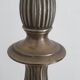 Large metal vine leaf lamp base
