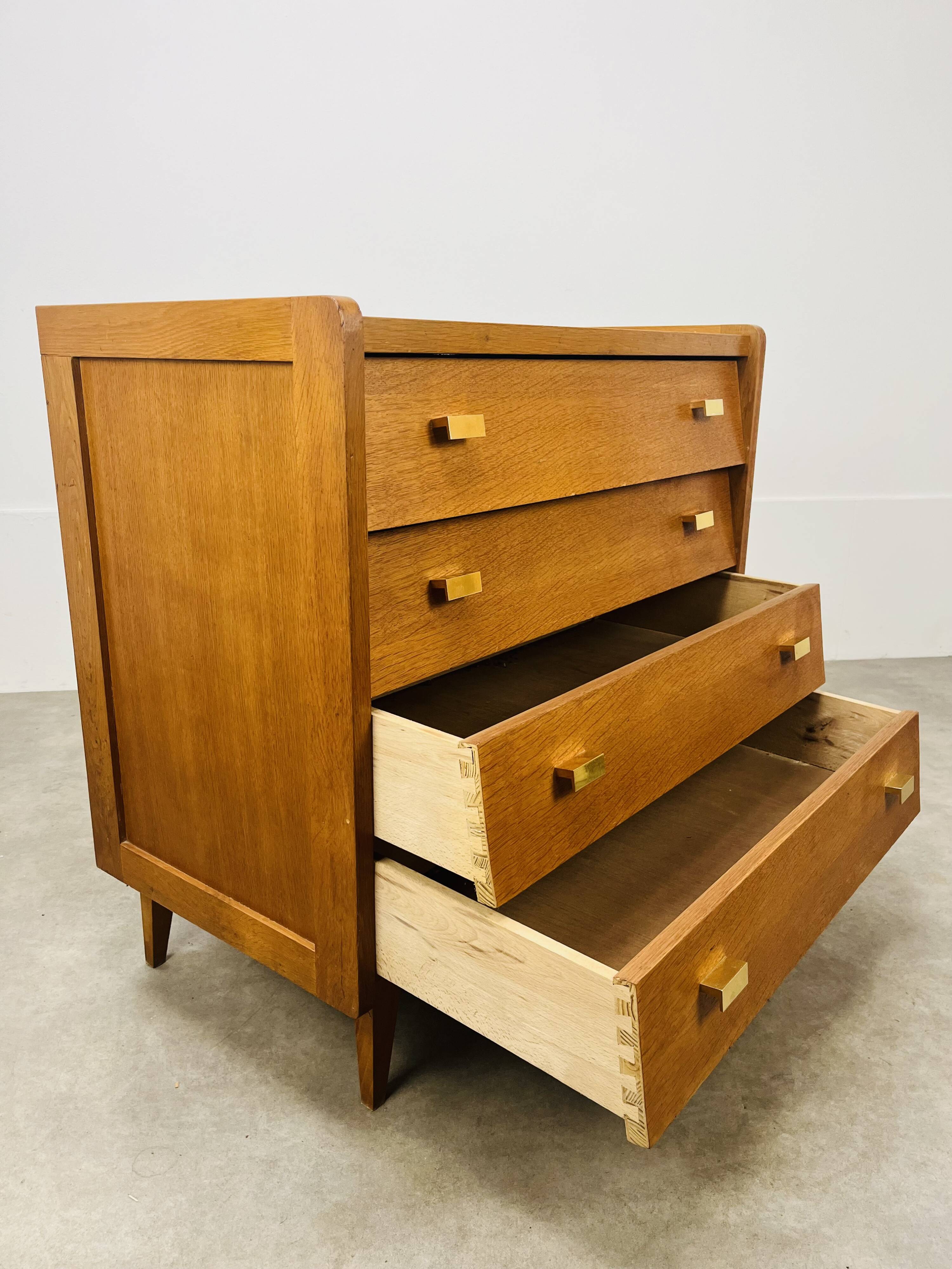 Commode vintage pieds compas