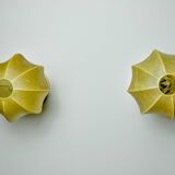 Pair of “cocoon” wall lights, Italy, 1960