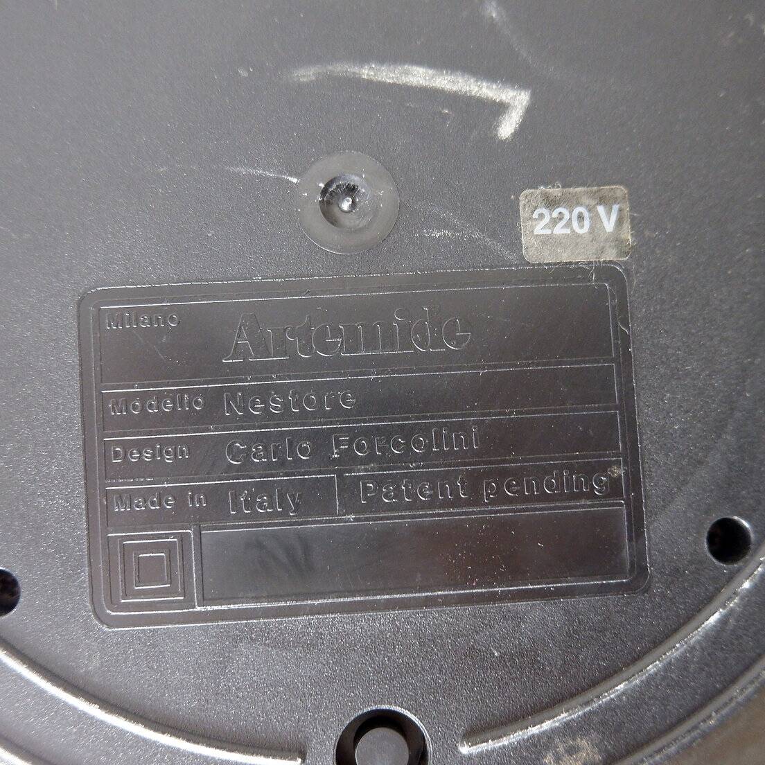 "Nestore" Desk Lamp or floor lamp by Carlo Forcolini for Artemide, 1990s H max: 127cm