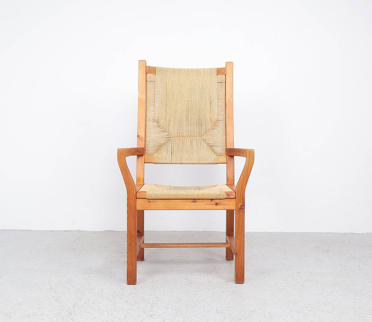 Tage Poulsen high armchair for Gramrode, 1970s
