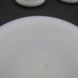 Set of 3 opal glass jars