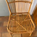 Rattan chair Selency x Monoprix Croisé Laroche