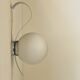 Vintage wall light, opaline glass and brushed metal, France, 1960