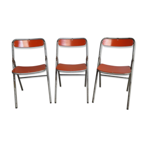 Set 3 chaises pliables