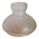 Replacement lampshade in opaque white glass in vintage French lantern style.