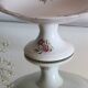 Antique dish, polychrome ironstone compote dish, “Guirlandes” model from the