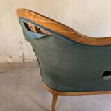 Louis Philippe bench and armchair set
