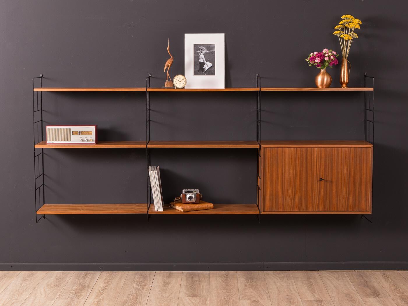 Shelving system by WHB from the 1960s
