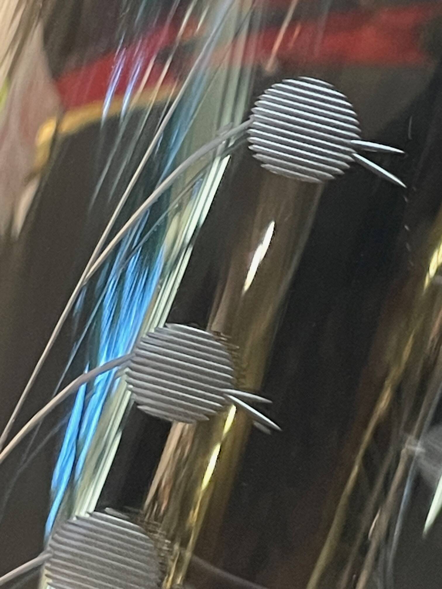 Pitcher or carafe in blown crystal and engraved with floral motif