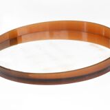 Vintage round wall mirror Syla 710, France 1970