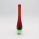Murano Soliflore Vase - Flavio Poli - Sommerso Red Green 19cm