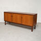 Row 3 doors clear teak, 1960