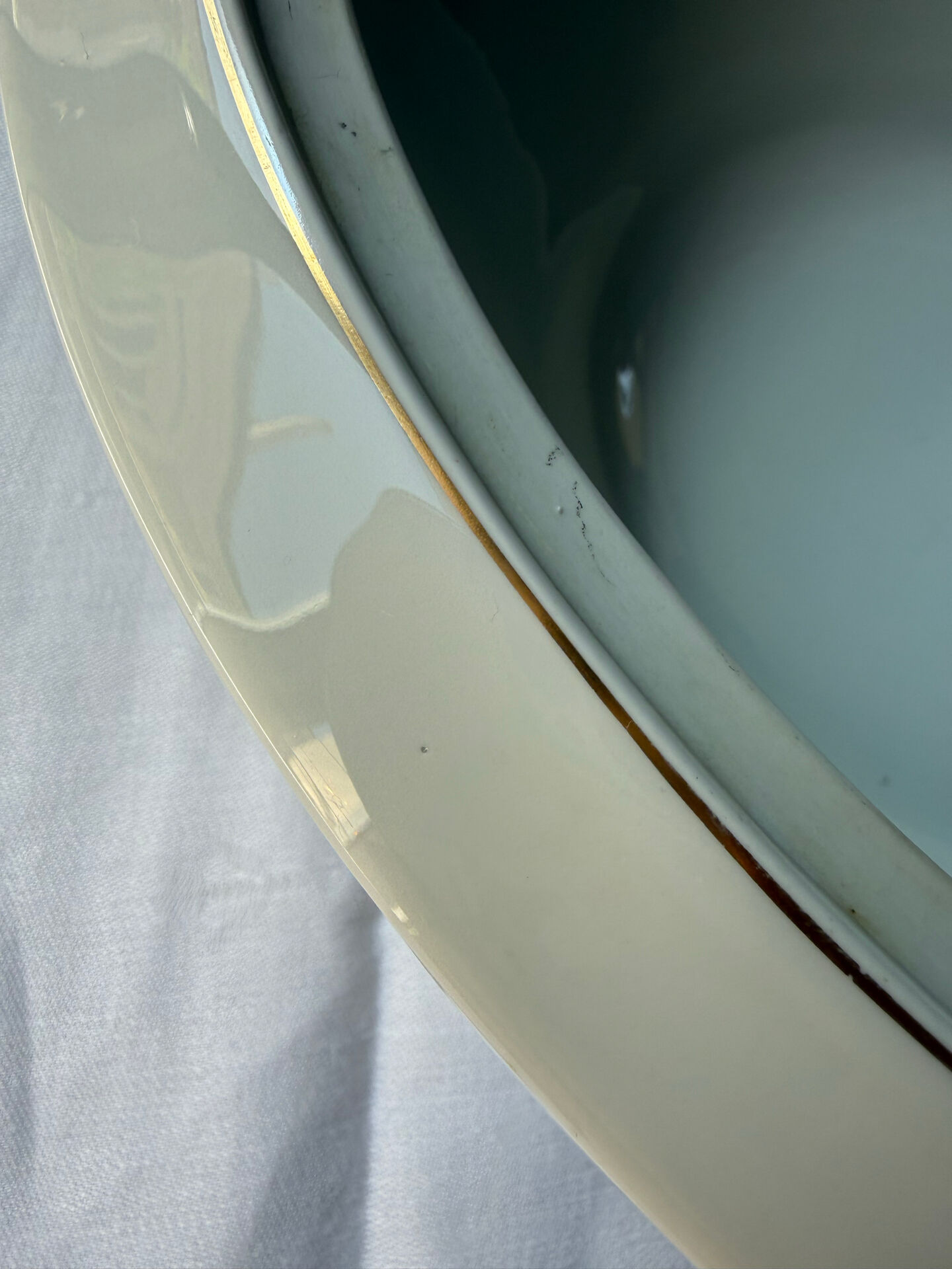 Large soup tureen without lid Haviland Limoges Mozart