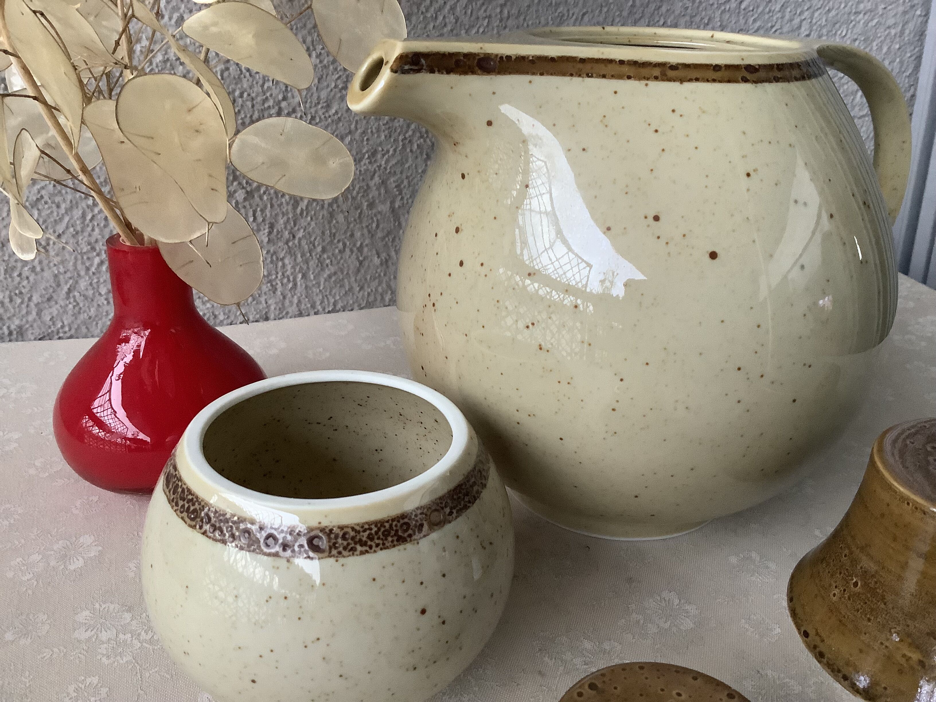 Heinrich Onda Sahara Germany teapot and sugar bowl