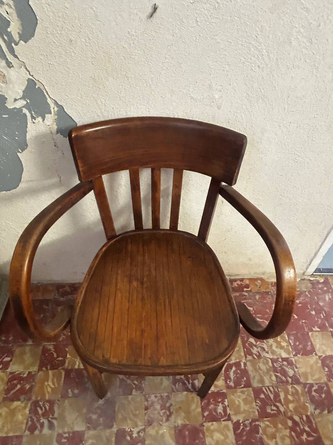 Antique bentwood bistro chair