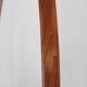 Italian mid-century oval teak wall mirror, 1980s