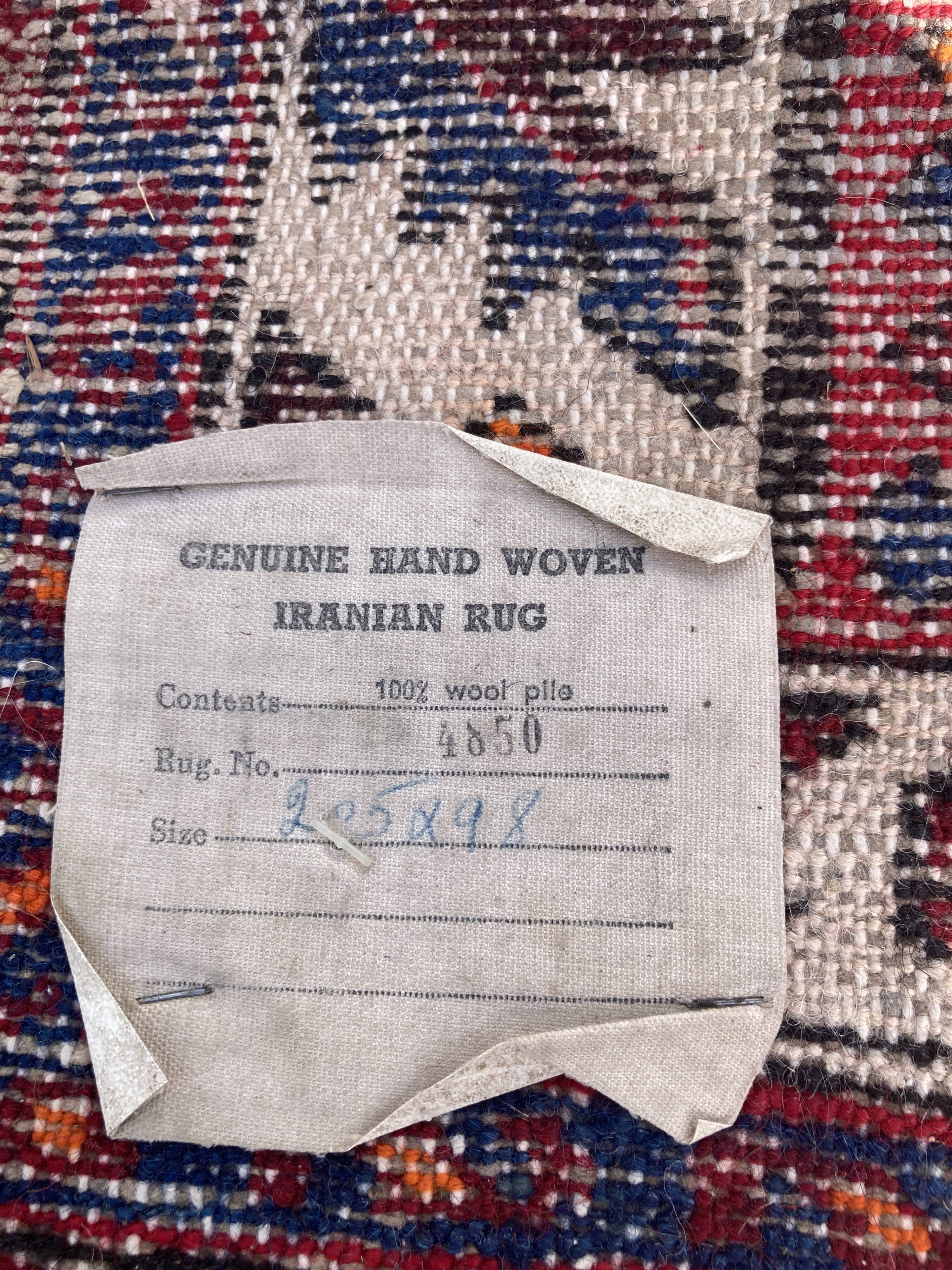 Hand-woven Iranian rug
