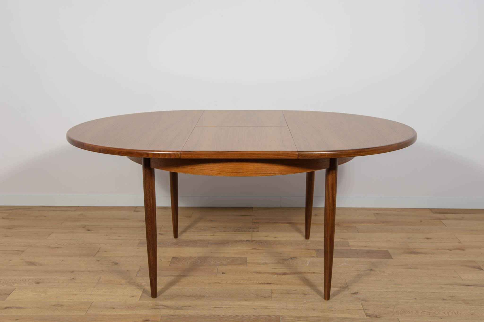 Mid-Century Teak Round Fresco Dining Table from G-Plan, United Knigdom.