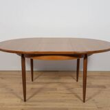 Mid-Century Teak Round Fresco Dining Table from G-Plan, United Knigdom.