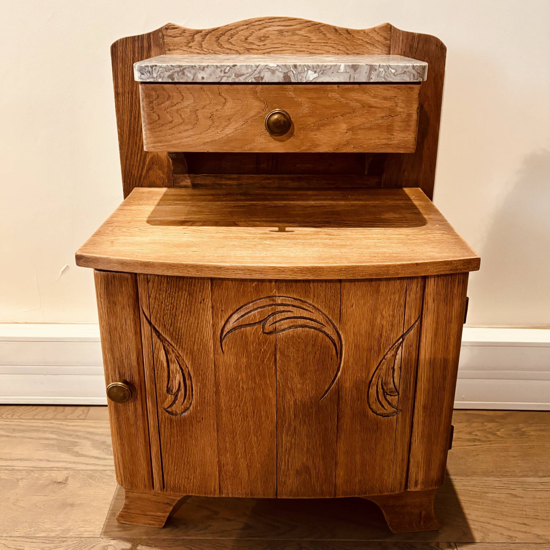 Antique Art Deco bedside table