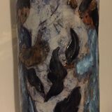 Very large vase signed