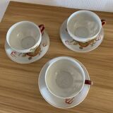 Japanese service with golden dragon pattern