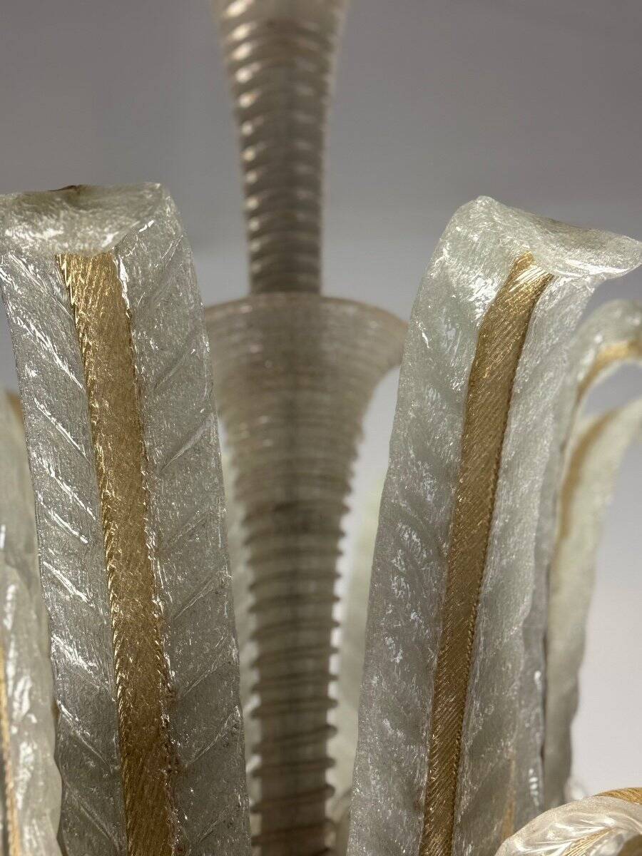 Venetian Murano Glass Chandelier by Barovier Circa 1940