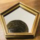 Hexagonal old mirror