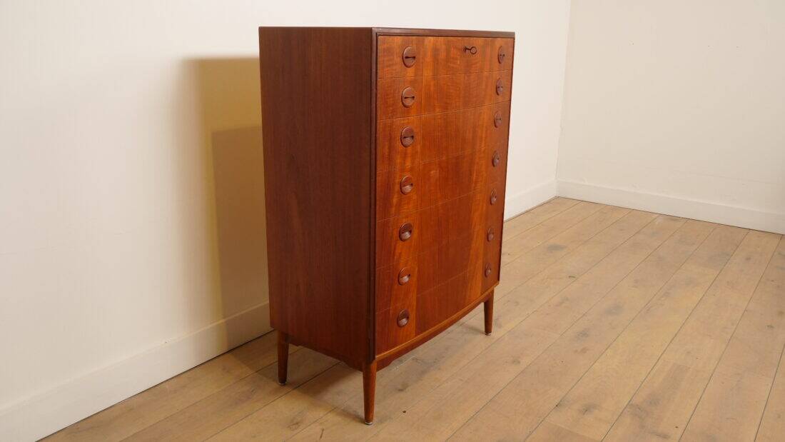 Vintage Danish chest of drawers | Teak | 7 drawers | 114 cm
