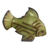 Large vintage ceramic fish in the style of Lejan