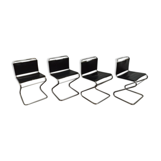 Set of 4 chairs, Biscia model by Pascal Mourgue for Steiner