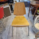 Midi centurion modern Danish Bentwood chairs with chrome legs