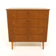 Commode scandinave en teck, Suède, 1960