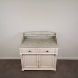 Marble top bathroom cabinet