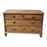 Pine chest of drawers with 4 drawers