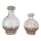 Set of 2 carafes with stopper