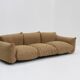Vintage Marenco 3 seater sofa by Mario Marenco for Arflex, 1970s