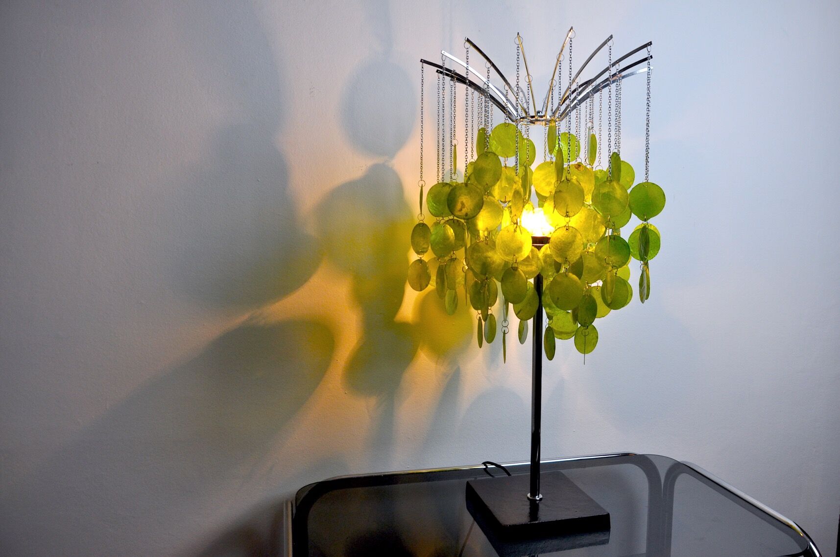 Table lamp in Nacres by Tarogo, Japan, 1980
