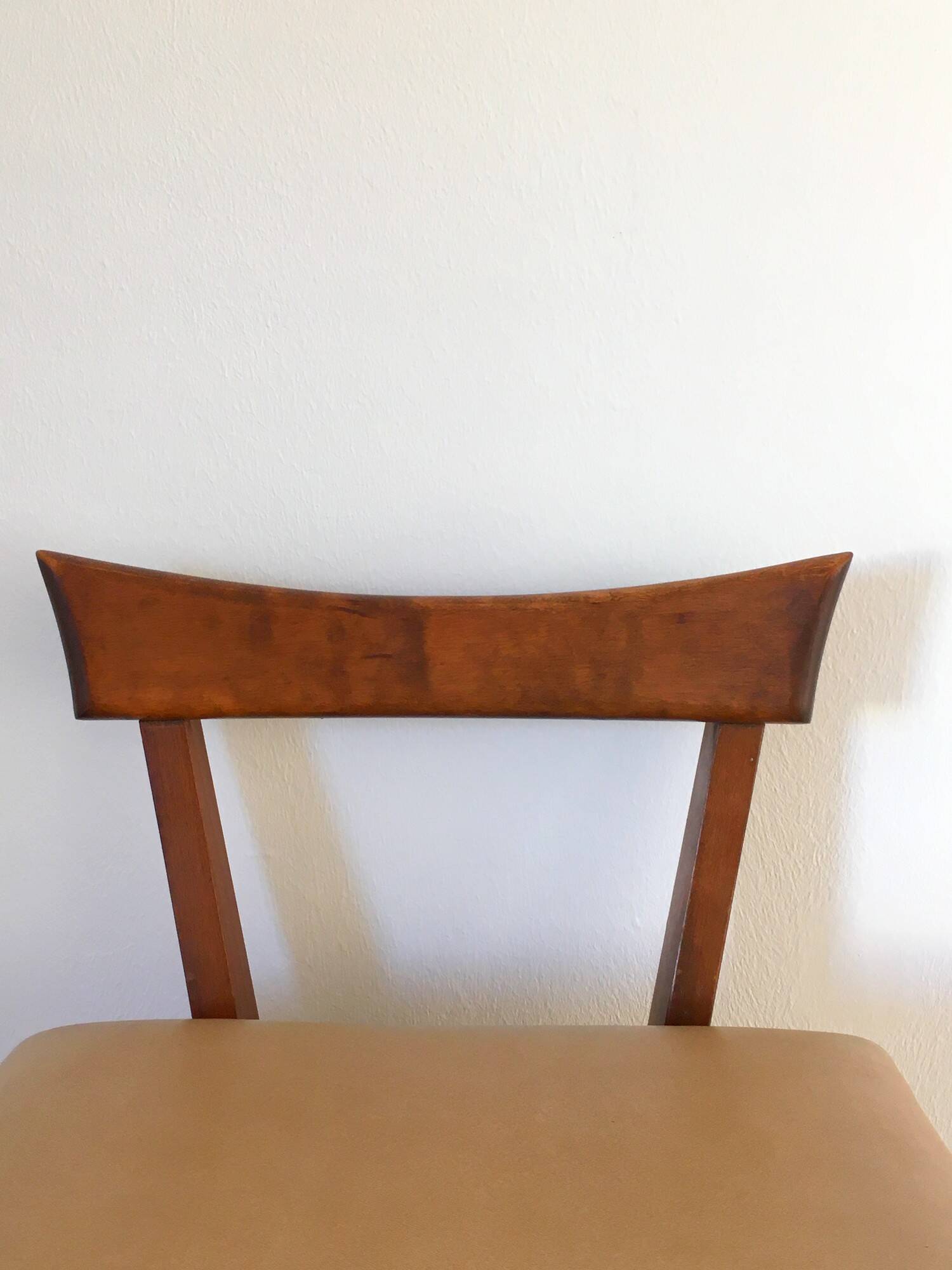 Chaise coffre travailleuse vintage années 50