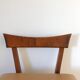 Chaise coffre travailleuse vintage années 50