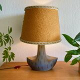 Vintage handcrafted stoneware lamp