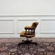 Classic English Brown Chesterfield Desk Chair