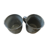 Set of 2 sandstone cups