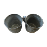 Set of 2 sandstone cups